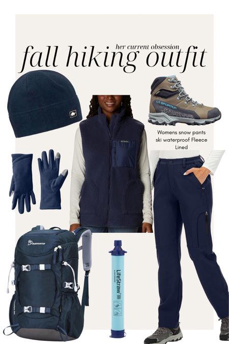 Fall hiking outfit inspo for all my outdoorsy girlfriends. Follow me HER CURRENT OBSESSION for more outdoors style and adventures 😃 @shop.ltk #liketkit 

| granola girl | outdoorsy outfit | leggings | Amazon style | outdoors style | hiking hat | headlamp | hiking boots | hiking backpack | fall outfit | fall style | La Sportiva hiking boots | socks | fleeece sweater | puffer coat | gym sweater | 

#LTKfitness #LTKU #LTKtravel