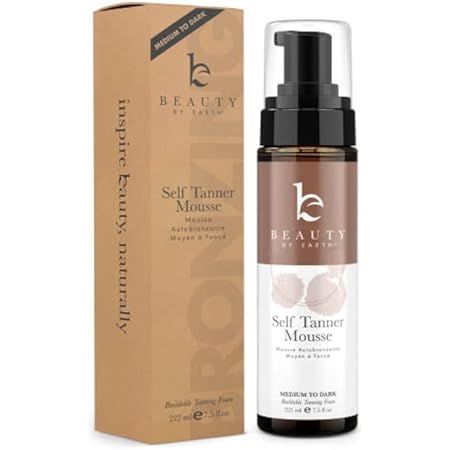 Face Self Tanner Serum - Fair to Medium Sunless Tanner for Face Tanning with Hyaluronic Acid, Fake T | Amazon (US)