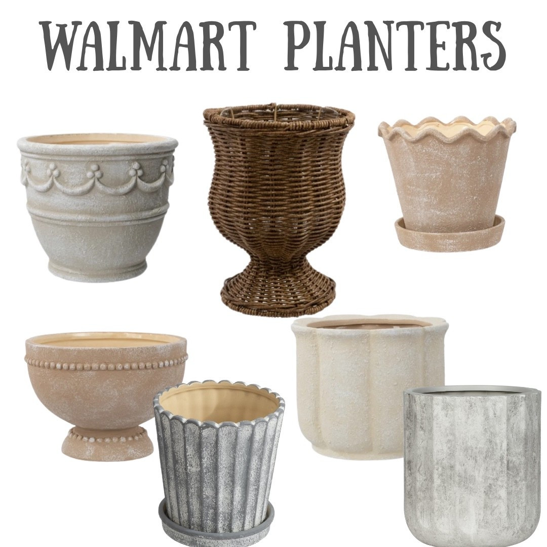 Cute Walmart planters for spring and summer! 

#LTKSaleAlert #LTKSeasonal #LTKHome