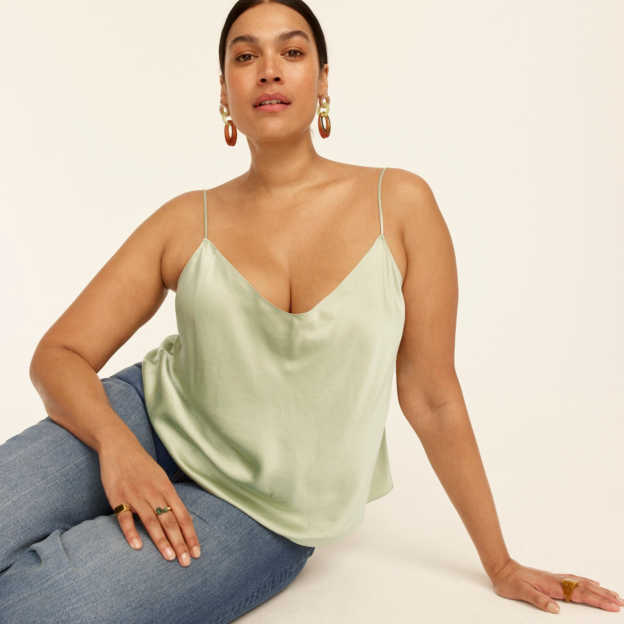 Washable silk charmeuse camisole top | J. Crew US