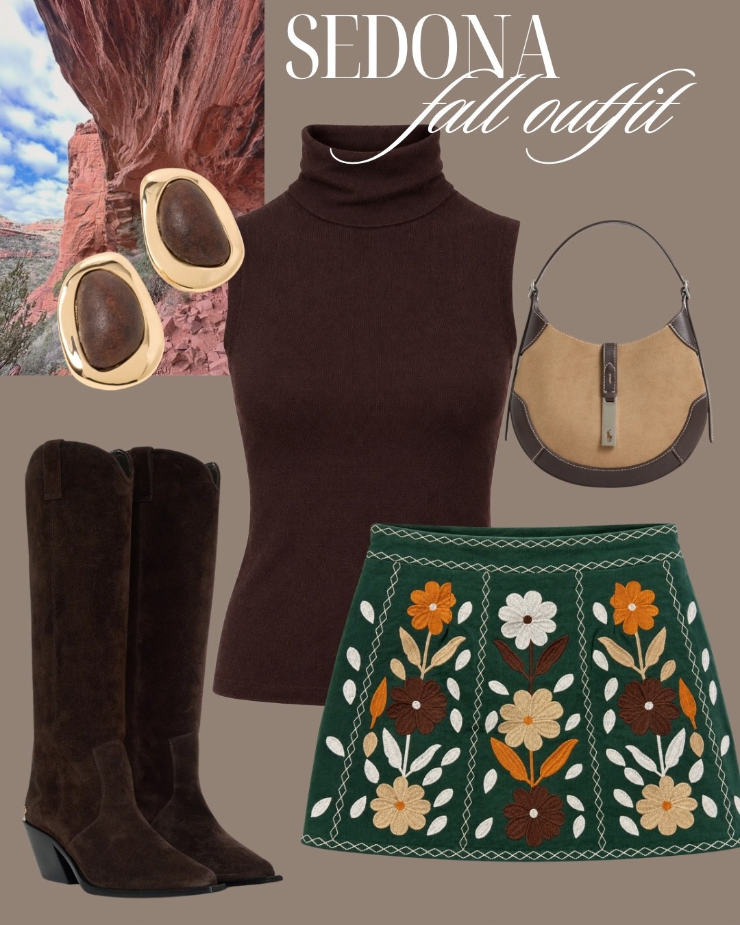 Sedona dinner outfit @Dillards Inc. @Anthropologie @Anine Bing