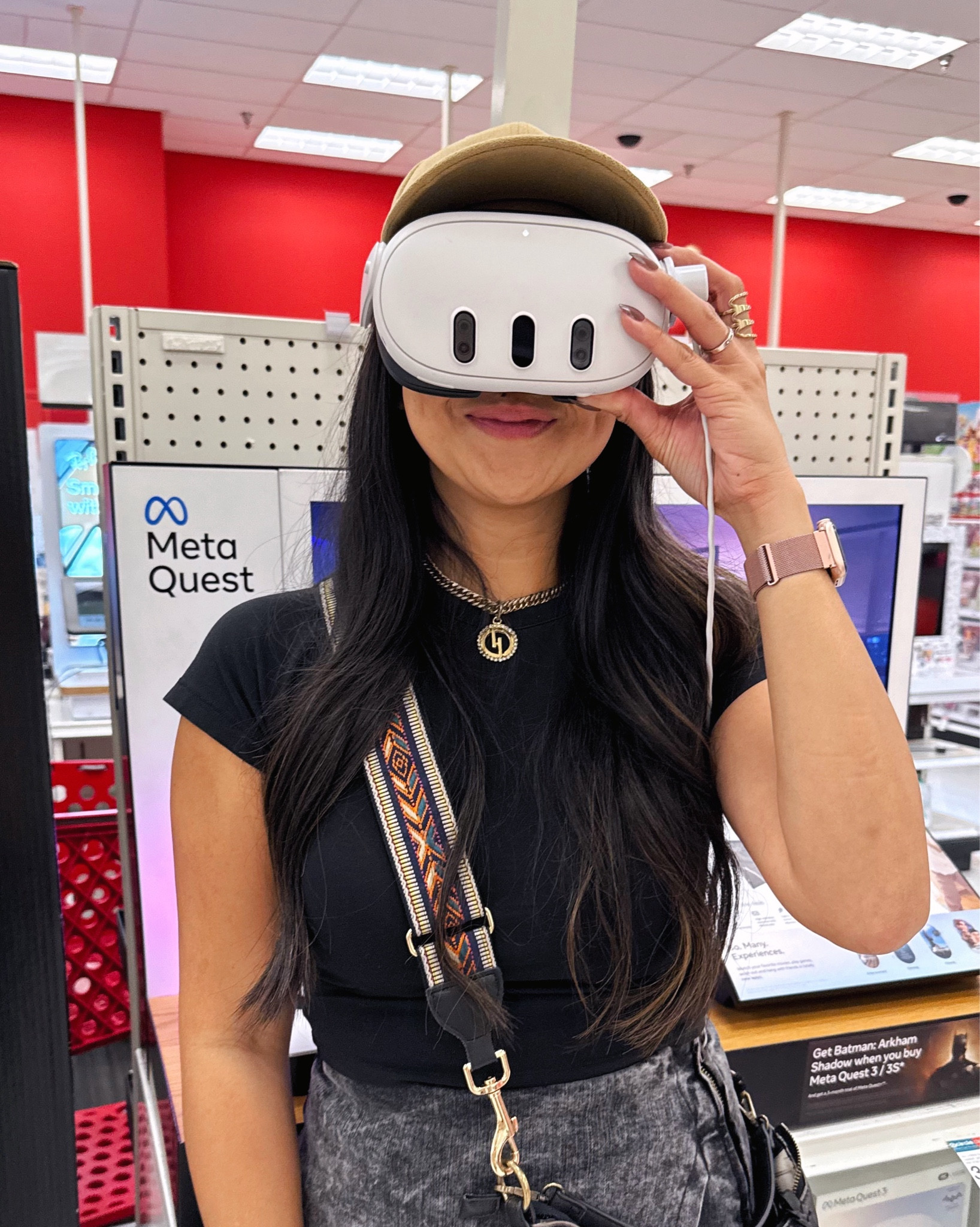 #AD We had a fun shopping date for Meta products at Target. Here are two things you’ll want this holiday and what you need to know: 

✨ Meta Quest 3S Deal: Get a Target Gift Card when you purchase the Meta Quest 3S + Batman: Arkham Shadow action-adventure game and a 3-Month Trial of Meta Quest+ ($70 combined value). ✨ Ray-Ban Meta Smart Glasses: 20% off, plus an extra 5% off with your Target Circle card!

We’re so impressed with Ray-Ban Meta glasses! Hands-free high-quality photos and videos, music streaming, take calls, and with Meta AI - just say “Hey Meta” to ask it anything.

The Meta Quest 3S went beyond our expectations - it’s not just for gaming. Get immersed in fun, fitness, entertainment, and more with over 500 apps including the all new multiplayer Just Dance game. It’s so fun! Plus, the Mixed Reality is cool with amazing graphics. 

Mark your calendars: January 18-19, 2025 visit select Target locations for their fun in-store demo event to try out the Meta products. 

@Target @metaquest @raybanmeta #QuestPartner #RayBanMeta #TargetPartner #Target #LTKCyberWeek

Linked on our @shop.ltk #liketkit
https://liketk.it/4Z5L5
https://www.target.com/c/meta-quest/-/N-1cr37


#LTKFamily #LTKGiftGuide