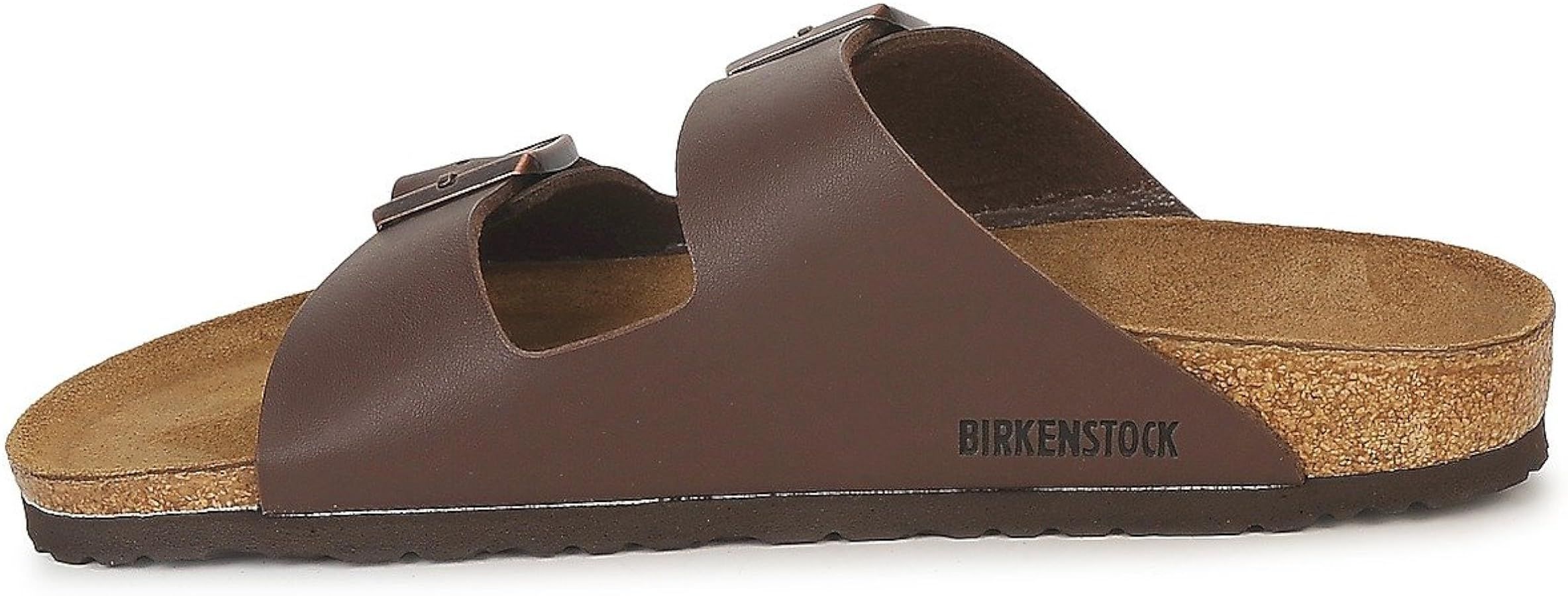 Birkenstock Men's Amalfi Leather Soft Footbed Arizona Sandals | Amazon (US)