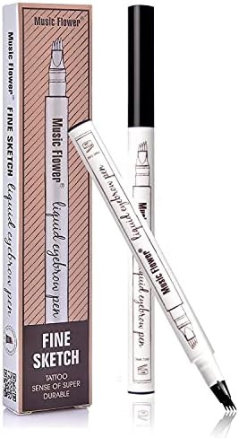 Waterproof Microblading Eyebrow Pen Eyebrow Pen-Liquid Eyebrow Tint Pen with Fork Tip Eyebrow Pen Cr | Amazon (US)