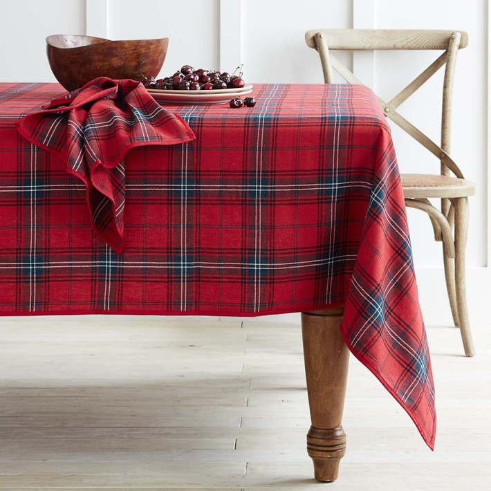 Classic Tartan Plaid Tablecloth | Williams-Sonoma
