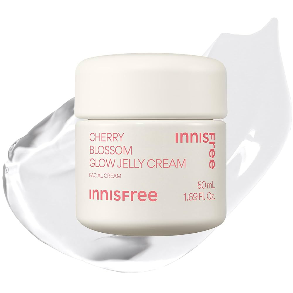 Innisfree Cherry Blossom Glow Jelly Cream with Niacinamide, Korean Hydrating Moisturizer for Smoo... | Amazon (US)