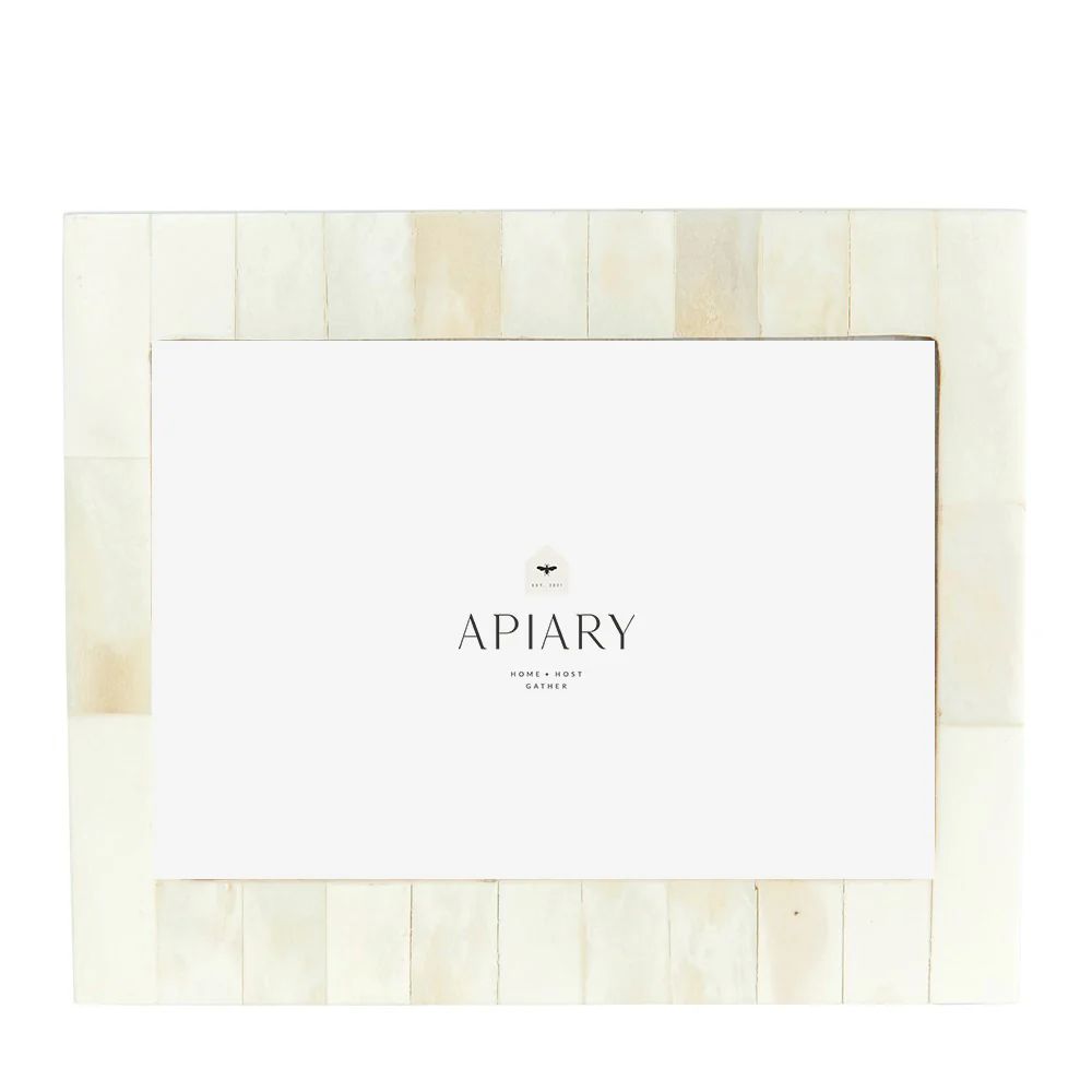 White Resin Photo Frame | APIARY by The Busy Bee