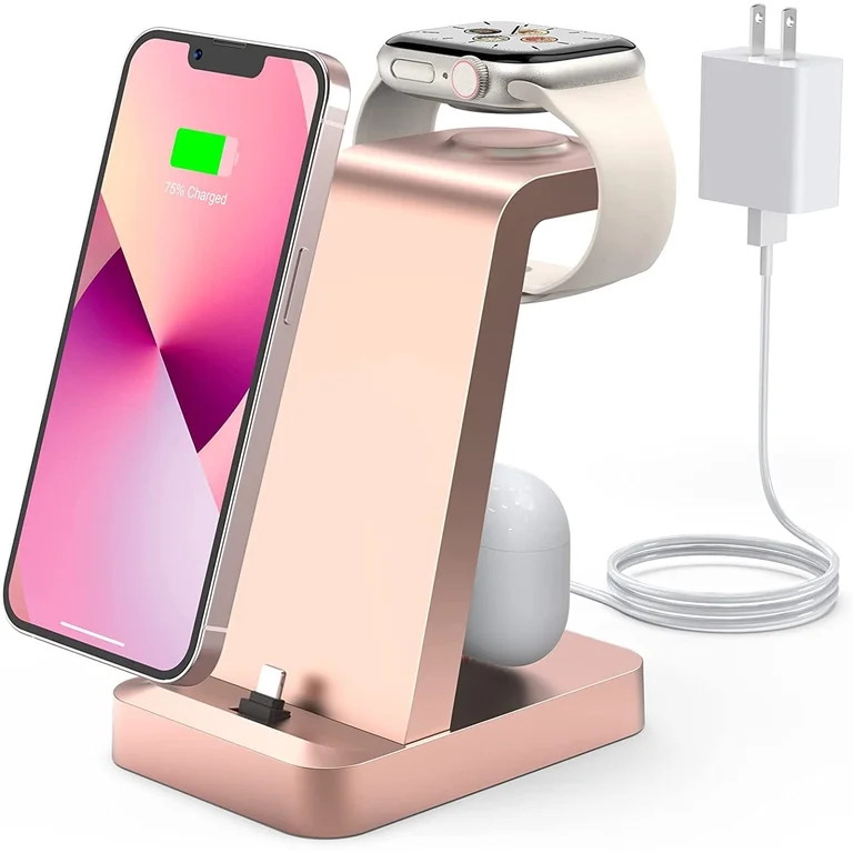 3 in 1 Charging Station - ETEPEHI Wireless Charger for iPhone 14 Pro Max/13/12/11/11/X/8/7 Plus, ... | Walmart (US)