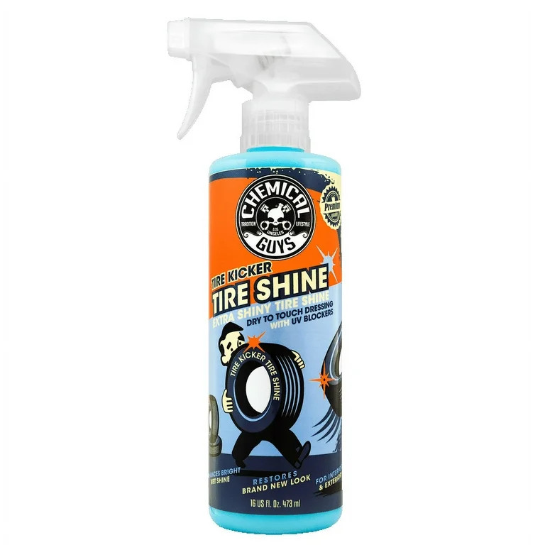 Chemical Guys TVD11316 Tire Kicker Sprayable Extra Glossy Tire Shine (Works on Rubber, Vinyl & Pl... | Walmart (US)