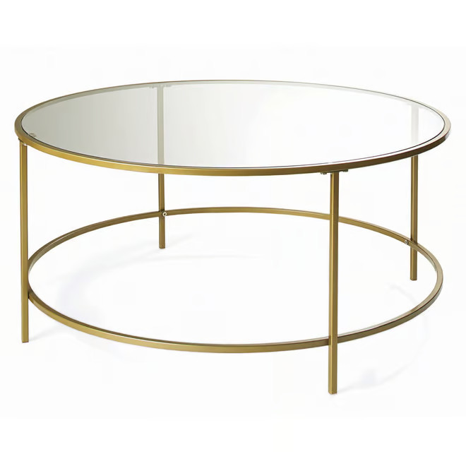 Better Homes & Gardens Nola Coffee Table, Gold Finish | Walmart (US)