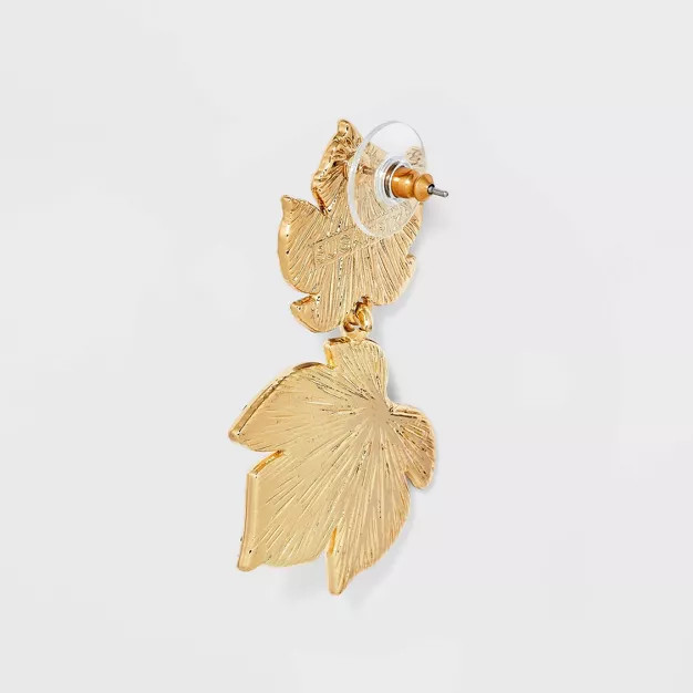SUGARFIX by BaubleBar 'Be-leaf In Yourself' Earrings - Orange | Target