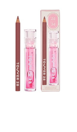 Tower 28 Line & Shine Lip Kit in Lucky & Paint My Number. | Revolve Clothing (Global)