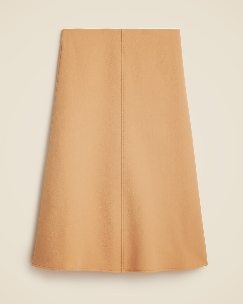 A-line circle skirt in double-cloth wool blend | J. Crew US