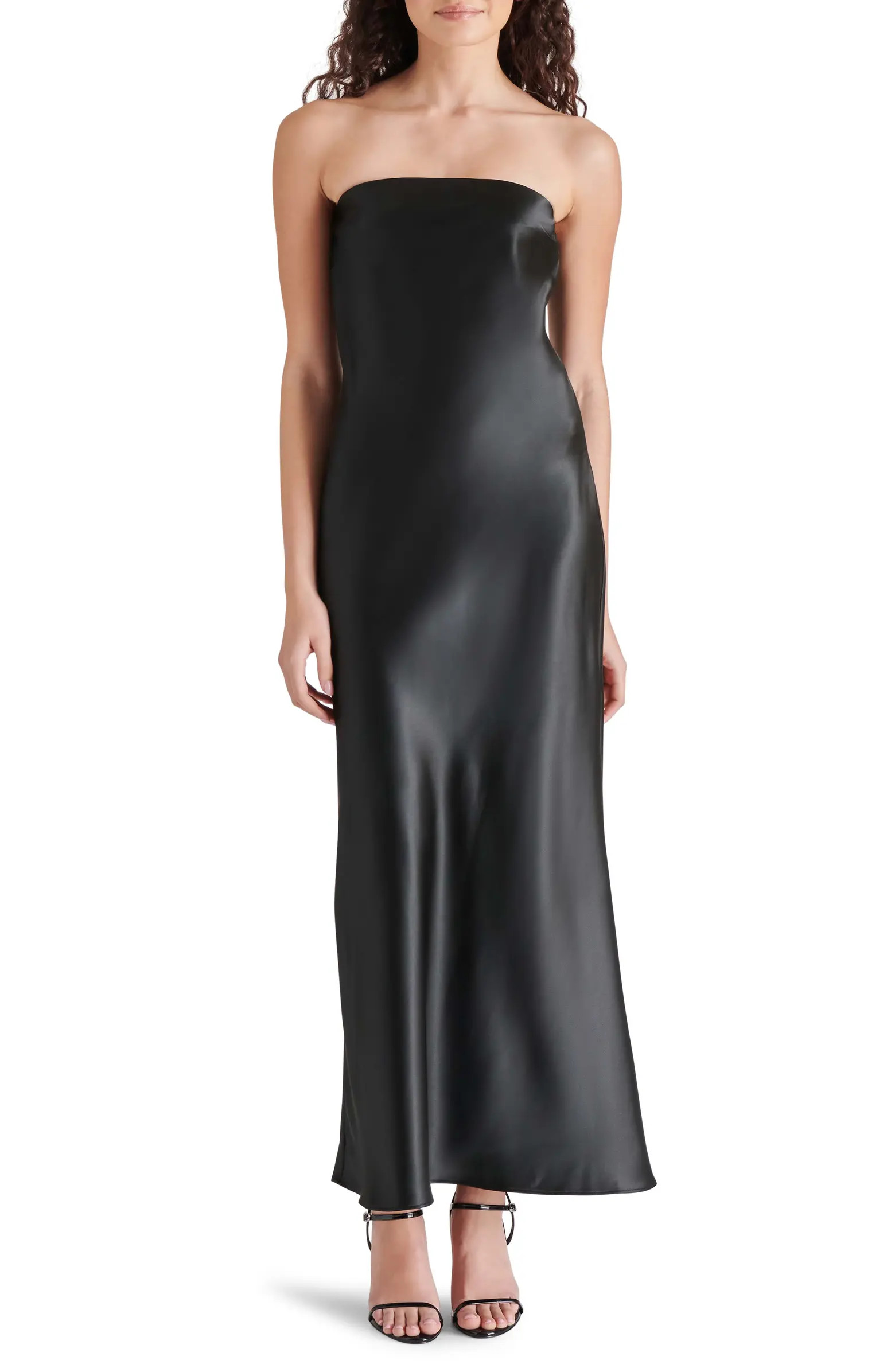 Jessamine Strapless Stretch Satin Dress | Nordstrom