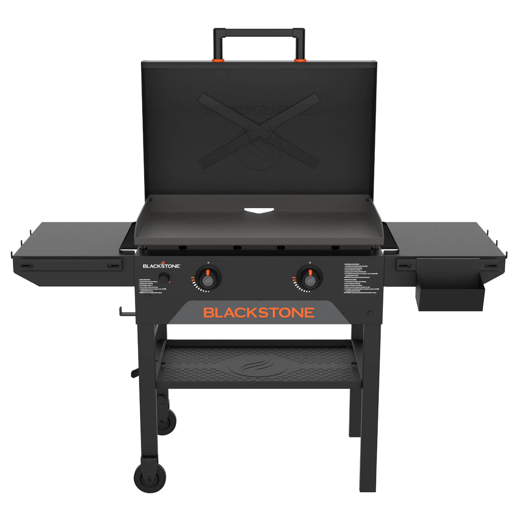 Blackstone 28"" Original Omnivore Griddle with Hood 2 -Burner Liquid propane Flat Top Grill | 2287 | Lowe's
