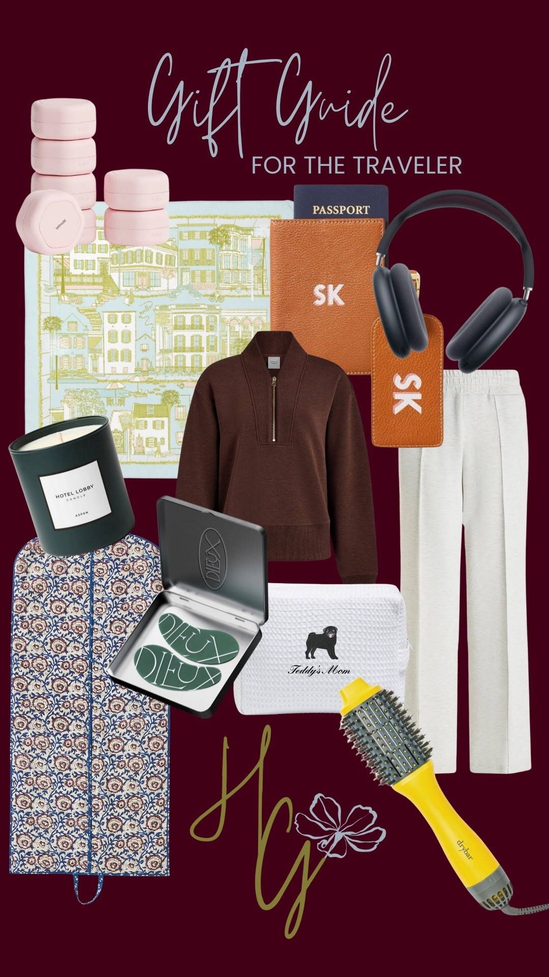 gift guide for the traveler — eye masks, silk scarf, loungewear, personalized travel, luxe candles, chic toiletry bags

#LTKCyberWeek #LTKGiftGuide #LTKHoliday
