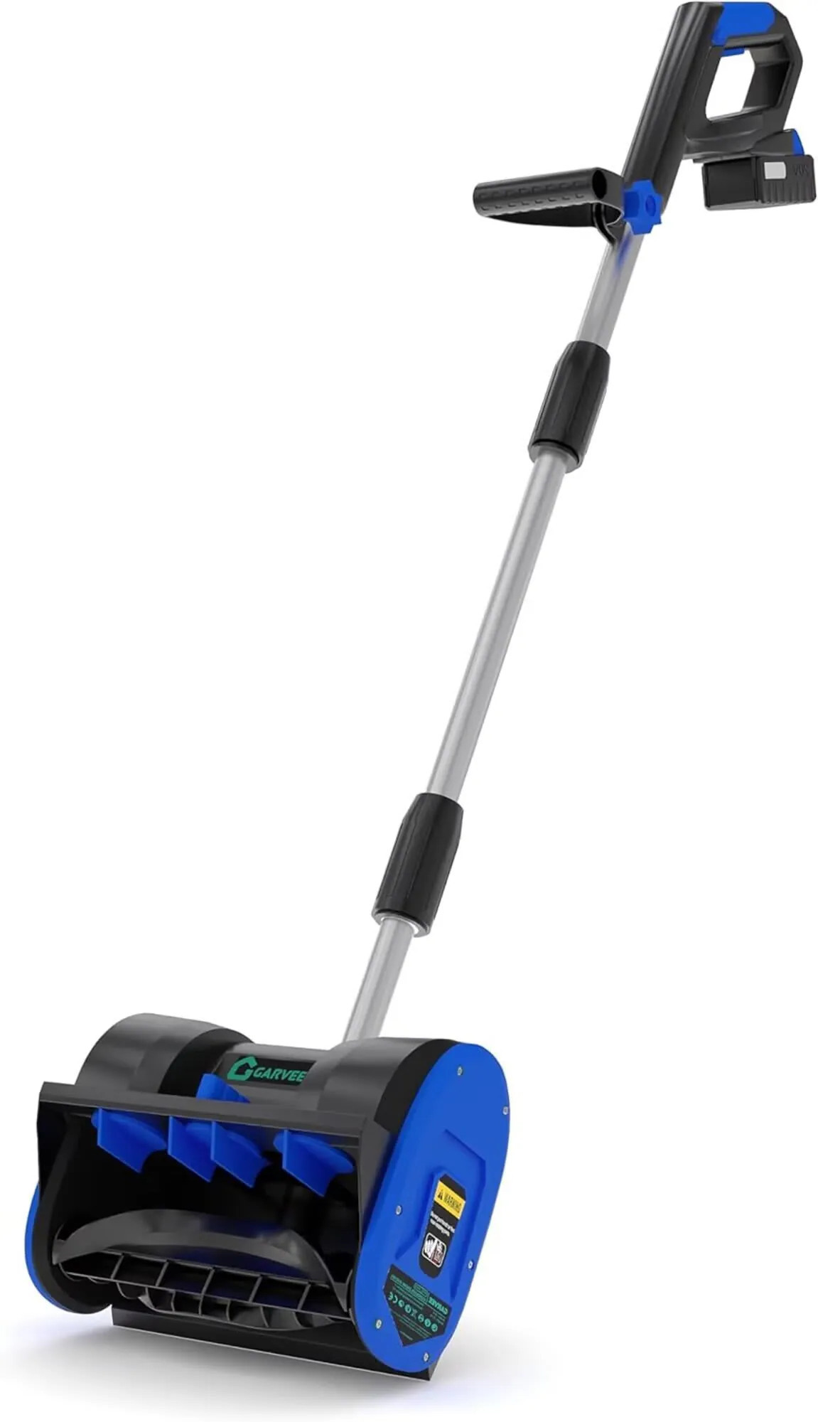 Garvee Cordless Snow Shovel Lightweight Electric Snow Thrower with Adjustable Handle Efficient Snow Removal Tool for Driveways Sidewalks in Blue | Lowe's