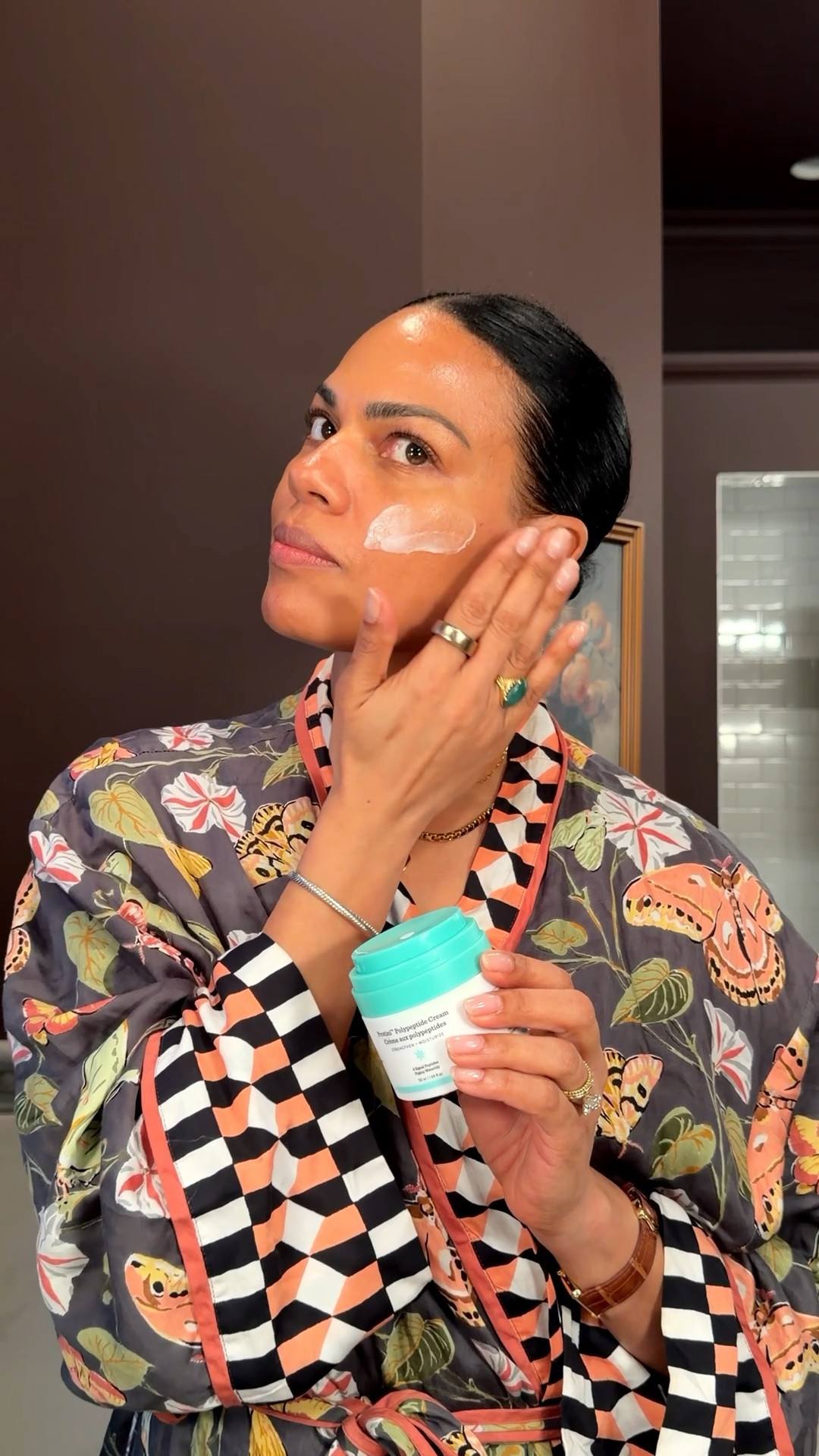 We all love a good peel, mask or hydrating serum, but if you’re not consistent with vitamin c + sunscreen for AM, retinol PM and peptides, don’t even think about those. Drunk Elephant Protini Polypeptide Cream has 9 peptides to support collagen and give my skin hydration and bounce. For nutrition, it’s 100g of protein and 30g of fiber. And for movement, 10k steps a day and Pilates w/ weights 3x a week.  Consistency with a few things is key for me! 






#LTKOver40 #LTKBeauty #LTKselfcare