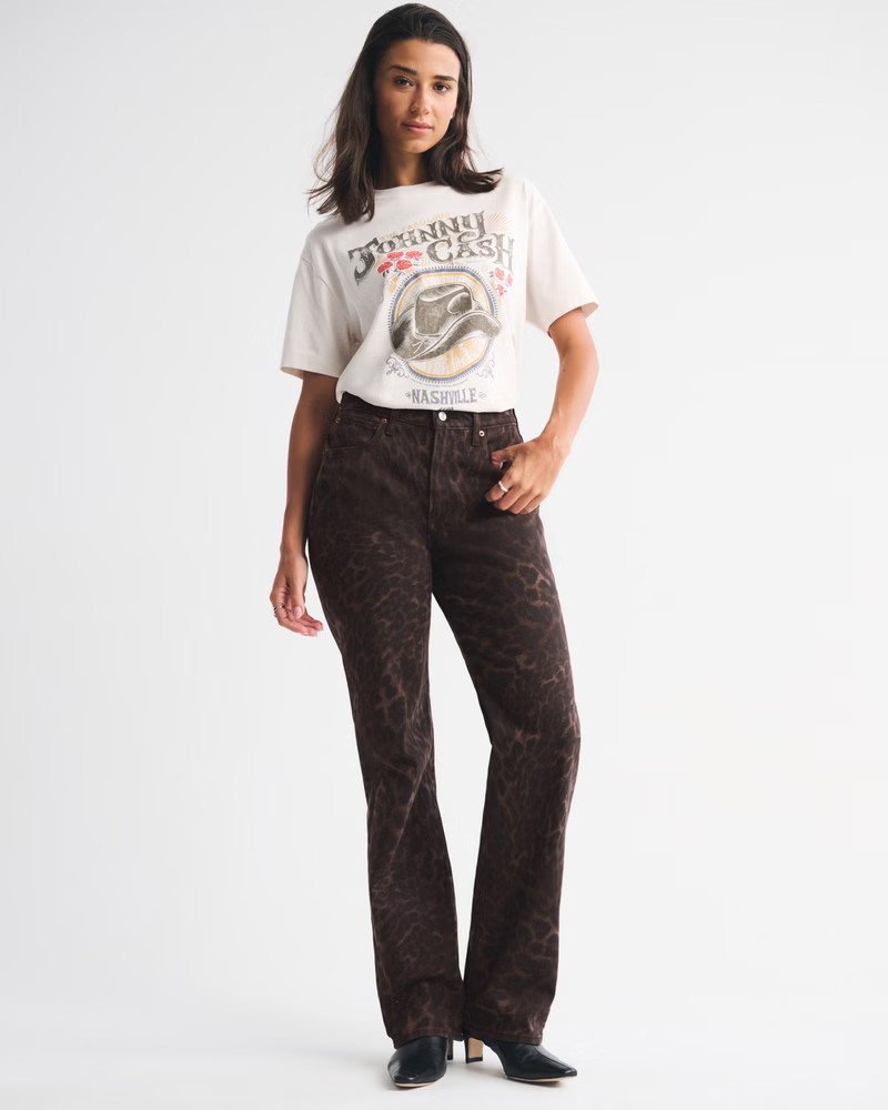 Curve Love High Rise 90s Relaxed Jean | Abercrombie & Fitch (UK)