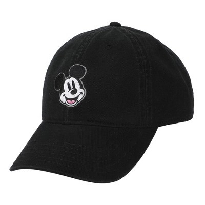Disney Classic Characters Mickey Mouse Black Dad Hat | Target