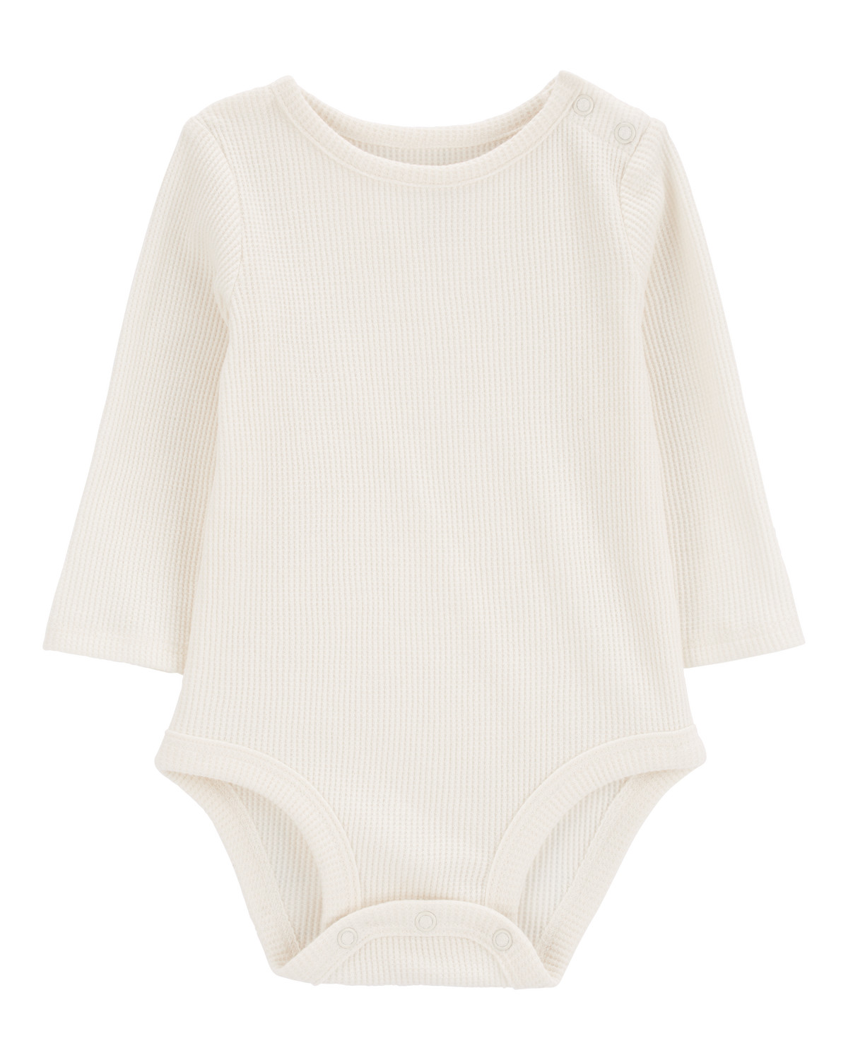 Baby Waffle Knit Long-Sleeve Bodysuit | Carter's Inc