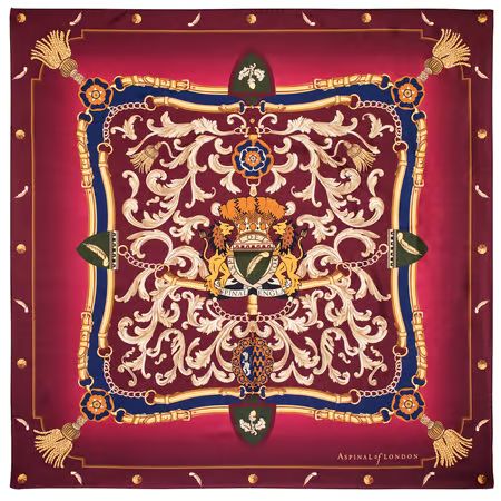 Signature Ombre Silk Scarf
        Burgundy Pure Silk | Aspinal of London