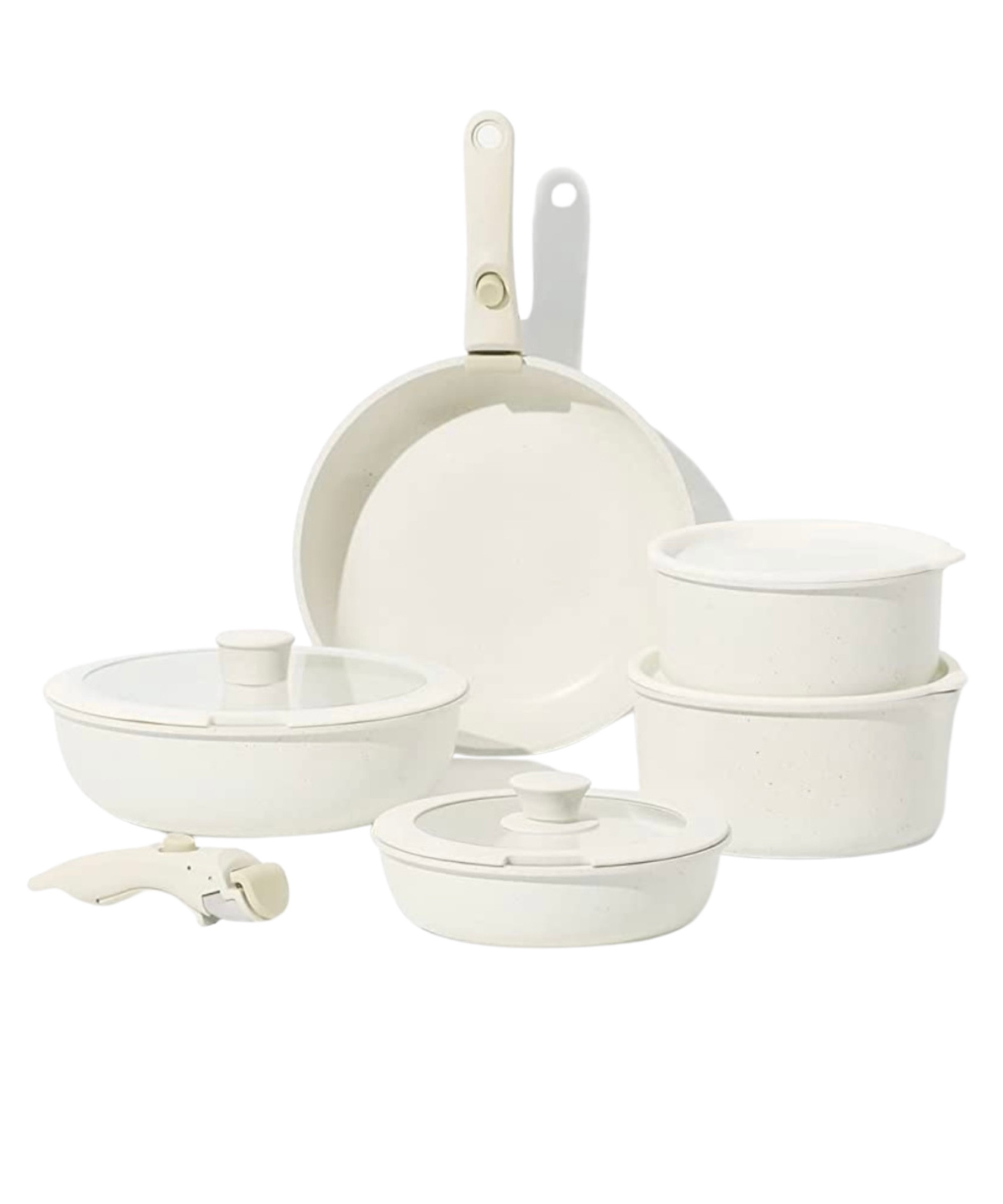 11 piece pots and pans with removable handle! #kitchen #kitchengadgets #potsandpans #cooking #homeitems #amazonfinds #under100 

#LTKSale #LTKunder100 #LTKhome