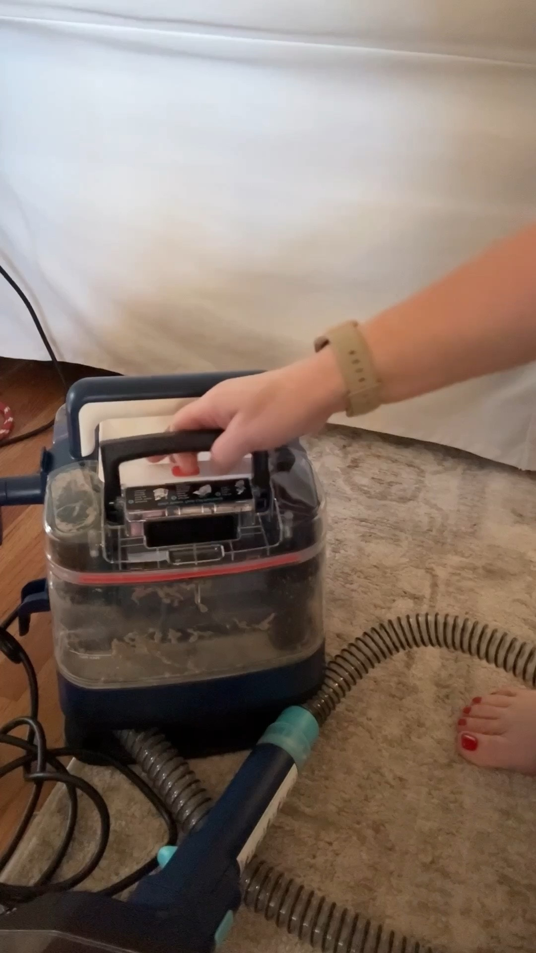 I love my new shark stain Striker!
Works on stains and odors!l with its dual-activated solution. 
For food and spills, pet stains and odors, embedded mud and dirt  on furniture, carpet, rugs, stairs, even in cars! 

Includes a crevice tool and 3.5” reversible bristle tool and the cleaning formulas! 

It’s on a huge Black Friday deal on Walmart- but today is the last day at the $74 price! 

#LTKFamily #LTKHome #LTKSaleAlert