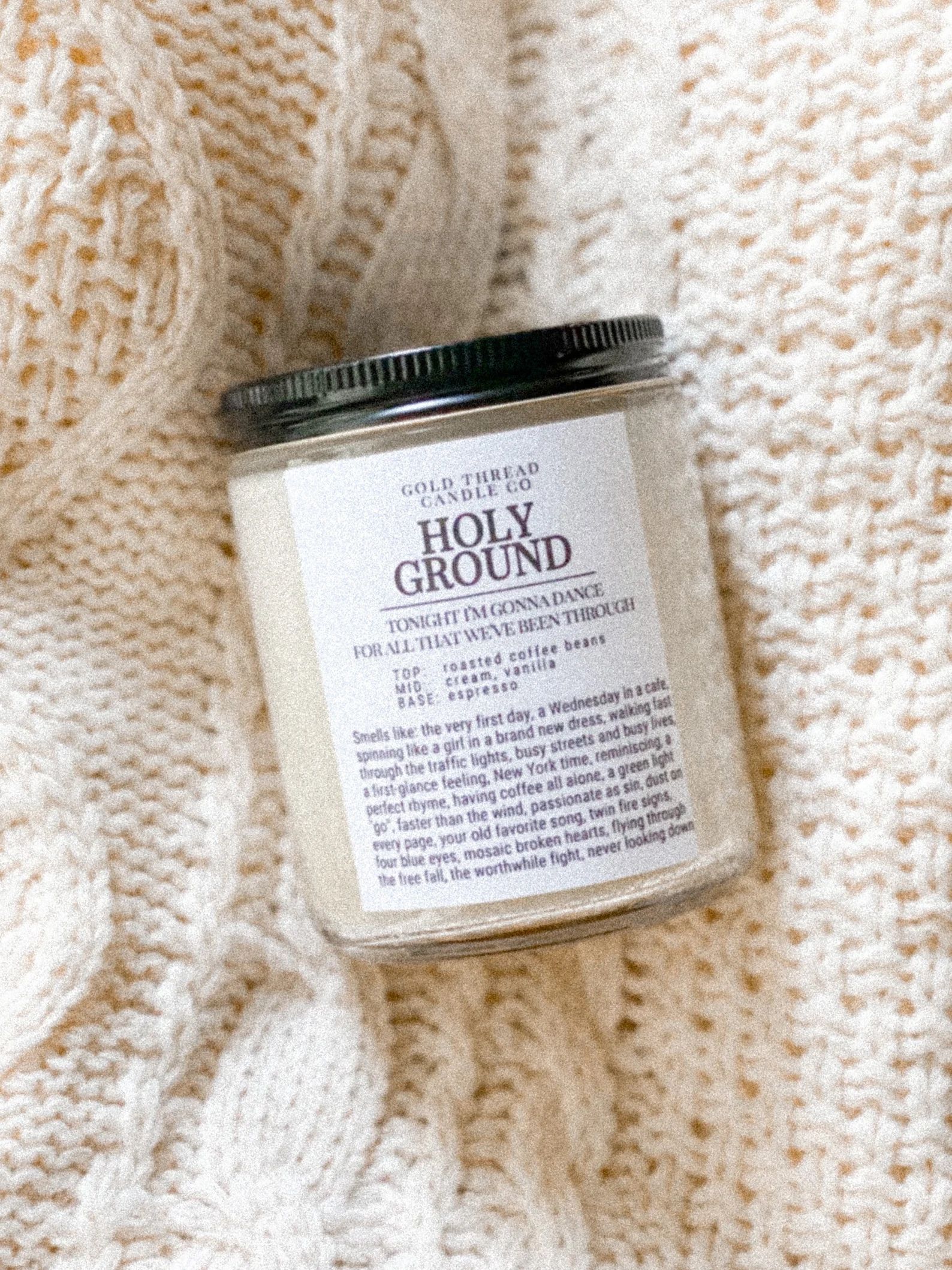 Holy Ground (Coffee & Vanilla) 8 oz Candle | Etsy (US)