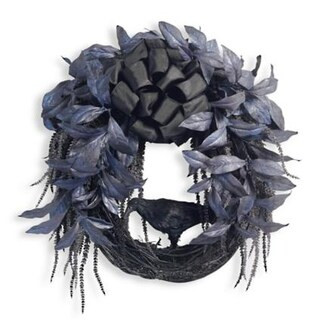 Midnight Raven Wreath | Grandin Road