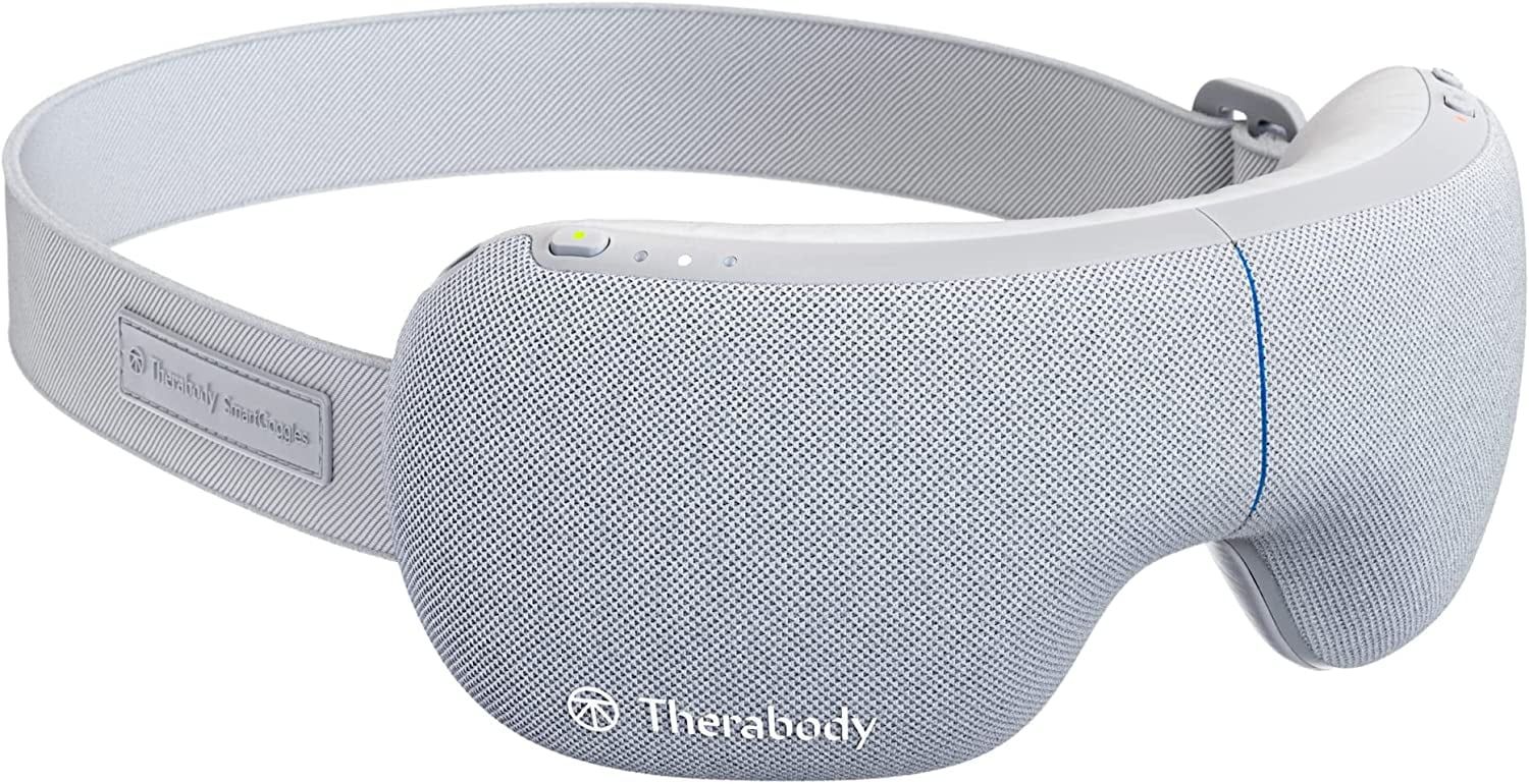 Therabody SmartGoggles Bluetooth Heated Massaging Device for Sleep, Focus, and Stress, White | Walmart (US)