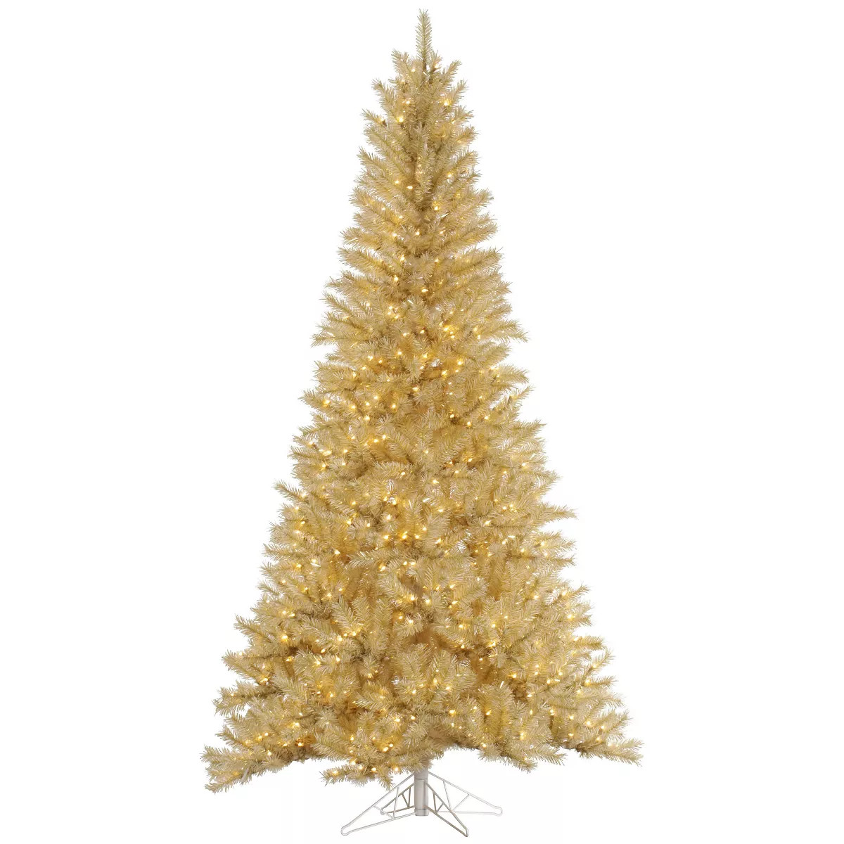Vickerman White/Gold Artificial Christmas Tree | Target