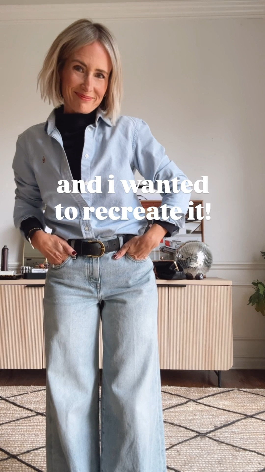 If you haven’t watched Nobody Wants This…..put it on your list!
I saw and loved this outfit in the show, and wanted to recreate it, with my own spin. These jeans are on major markdown, and have an effortless cool fit/ vibe, which I think works perfectly with the outfit! 
Comment shop for links!

#LTKStyleTip #LTKSaleAlert #LTKOver40