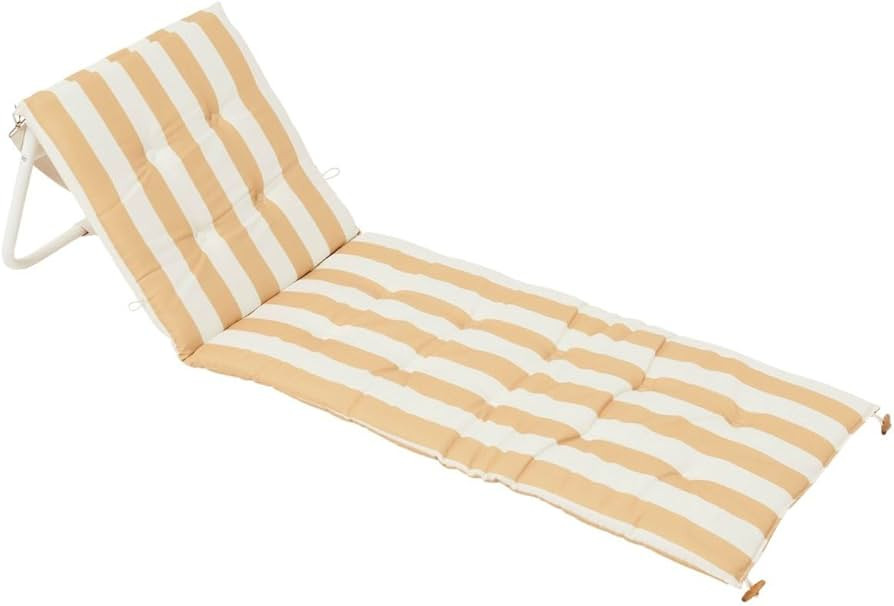 Sunnylife Foldable Outdoor Chair — Reclining Beach Chair for Adults with Carry Bag, Adjustable ... | Amazon (US)