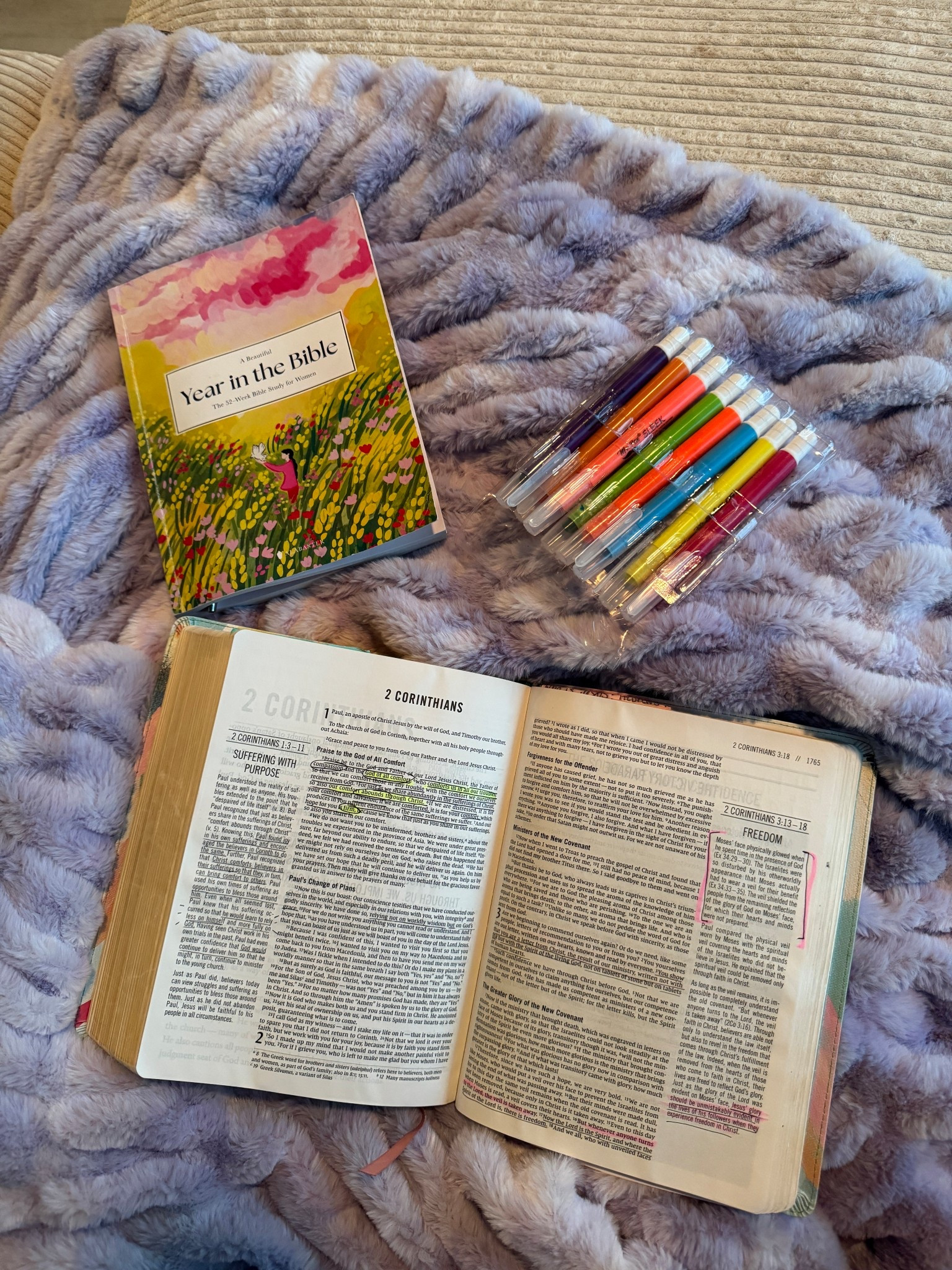 My favorite morning routine. Linking my Bible, Bible Study, & Lola Blanket!

#LTKTravel #LTKHome