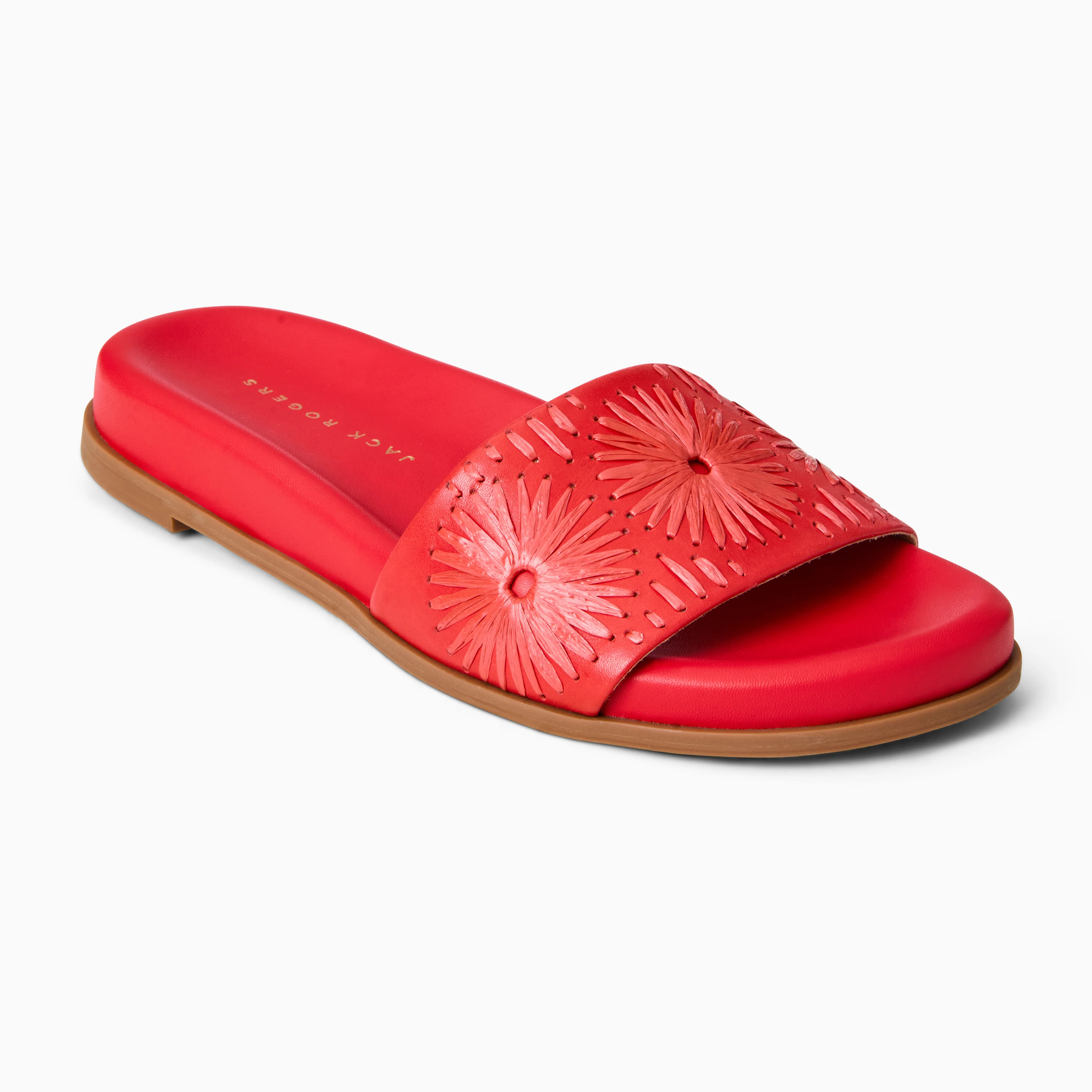 Jack Rogers Women's Somerset Comfort Slide Red (Size 9.5) | Jack Rogers