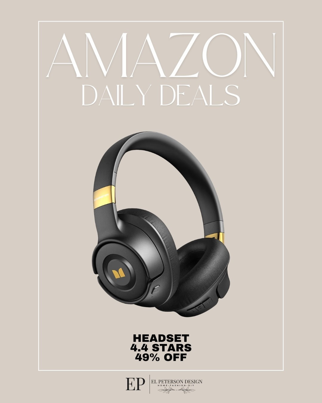 Amazon Daily Deals
Headset

#LTKSaleAlert