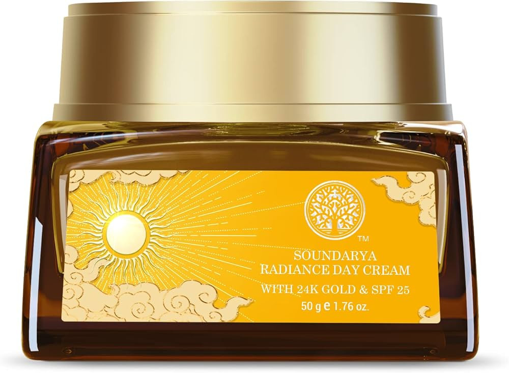 Forest Essentials Soundarya Radiance Cream with 24K Gold, 50g | Amazon (US)