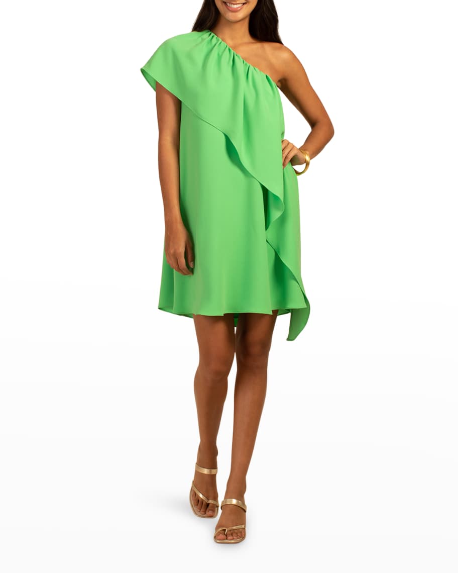 Trina Turk Satisfied Pleated Dress | Neiman Marcus