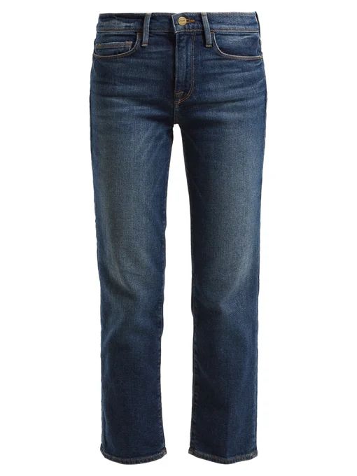 Le Nouveau straight-leg cotton-blend jeans | Frame | Matches (US)