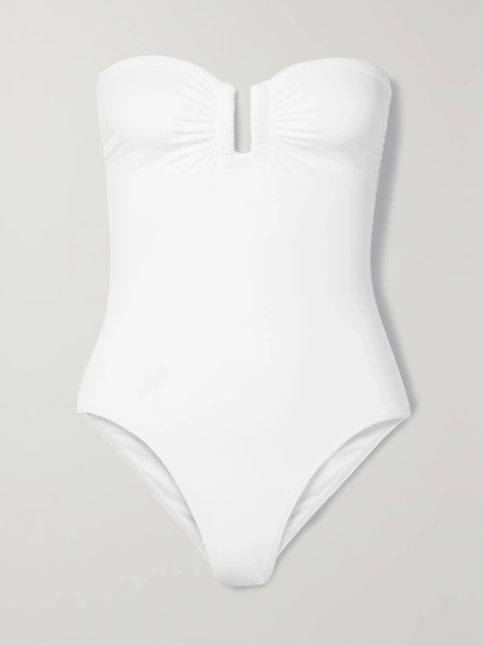 Les Essentiels Cassiopee strapless swimsuit | NET-A-PORTER (UK & EU)