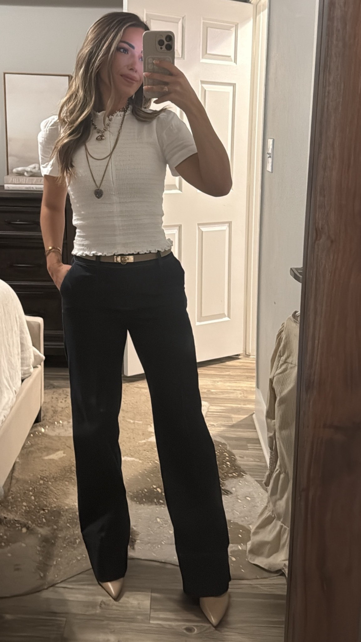 Wearing XS in pants and top!! Comfiest work fit !!

#LTKFindsUnder50 #LTKFindsUnder100 #LTKWorkwear
