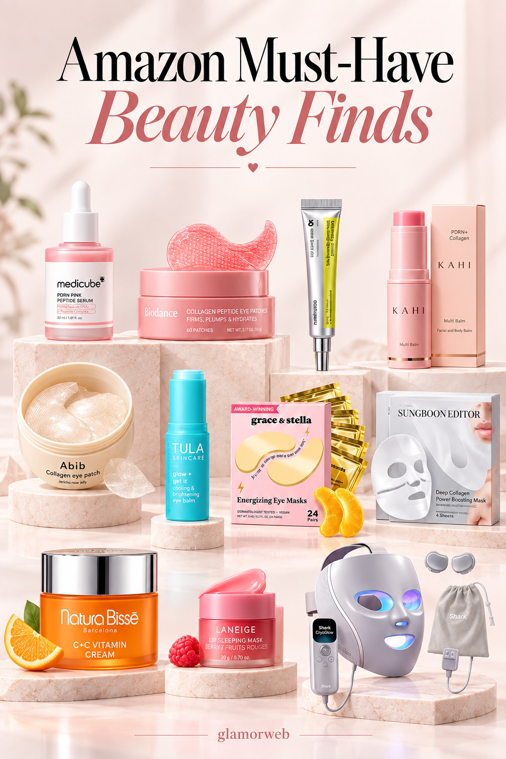 Amazon beauty must-haves I’d totally keep on my vanity ✨ From peptide serums and collagen eye patches to brightening eye balms, lip masks, vitamin C skincare, sheet masks, and an at-home LED beauty mask—these finds are giving the ultimate self-care reset. Such a cute mix for refreshing your skincare routine, gifting, or building a little beauty upgrade without overthinking it. 💗
#AmazonBeauty #AmazonBeautyFinds #BeautyMustHaves #SkincareMustHaves #AmazonFinds #SkincareFavorites #BeautyFavorites #KoreanSkincare #CollagenSkincare #EyePatches #EyeMasks #PeptideSerum #VitaminCSkincare #LipSleepingMask #LEDMask #AtHomeSkincare #SelfCareEssentials #BeautyRoutine #SkincareRoutine #TrendingBeauty #ViralBeautyFinds #BeautyGiftIdeas #AmazonMustHaves 

 #LTKSeasonal #LTKU #LTKBeauty