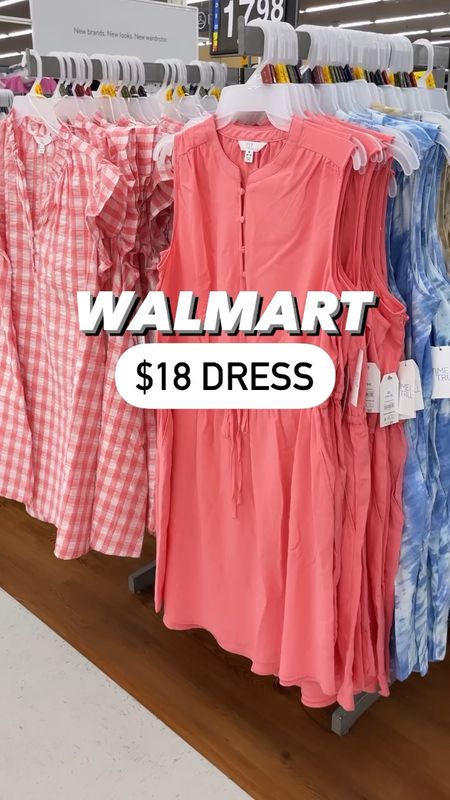 Walmart $18 dress, time and tru, pink dress, denim dress, Walmart dress 

#LTKstyletip #LTKunder50 #LTKSeasonal