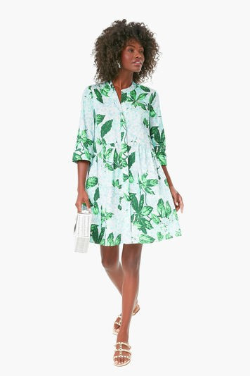 Sconset Blooms Royal Shirt Dress | Tuckernuck (US)