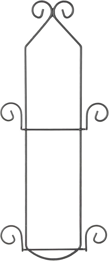 TRIPAR 2 Tier Vertical Black Plate Rack for Collectible Plates, Plaques, Dishes, & China | Amazon (US)