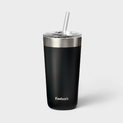 Stainless Steel Tumbler with Straw - Embark™ | Target