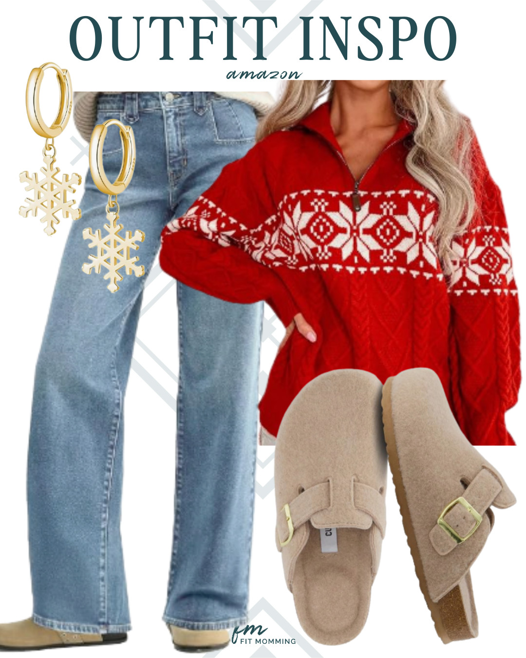 Casual & festive ❄️❤️ 

 #LTKHoliday #LTKFindsUnder50