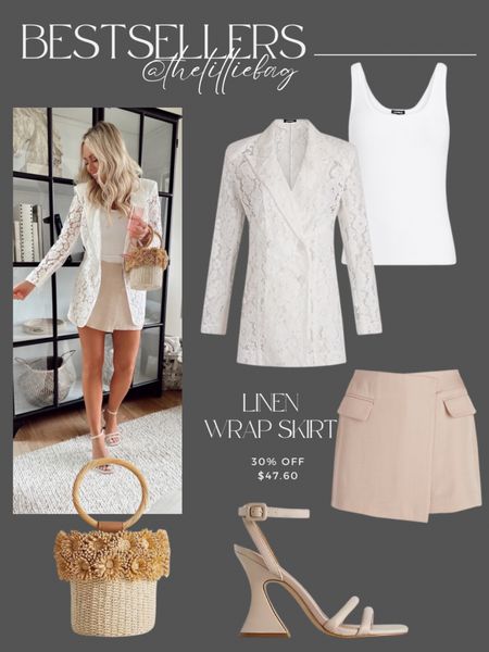 Bestseller: linen wrap skirt! Now 30% off! Comes in 3 colors. Sized up one for length. Perfect for a summer date night look! 




Linen. Wrap skirt. Summer date night. Summer outfit. Lace blazer  


#LTKsalealert #LTKSeasonal #LTKunder50