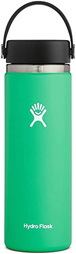 Hydro Flask Water Bottle - Stainless Steel & Vacuum Insulated - Wide Mouth 2.0 with Leak Proof Flex  | Amazon (US)